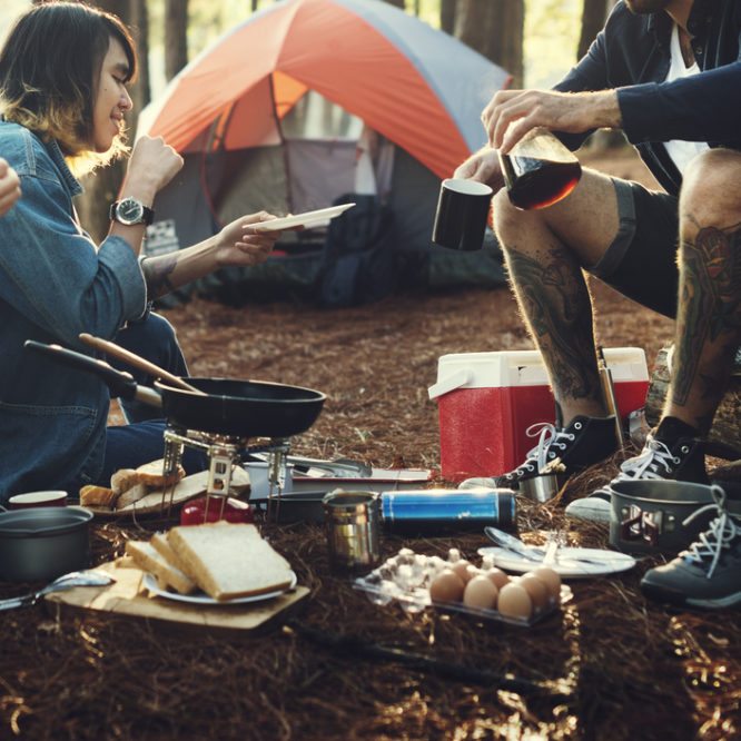bien manger en camping